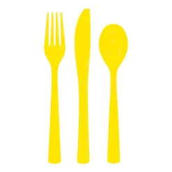 Plastbestick Gula 18-pack