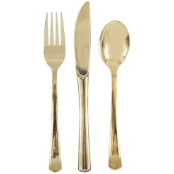 Plastbestick Guldmetallic 18-pack