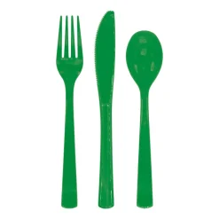 Plastbestick Mörkgröna 18-pack