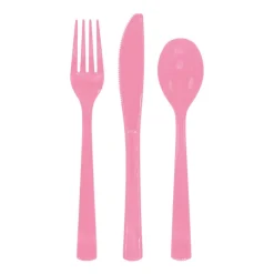 Plastbestick Rosa 18-pack
