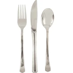 Plastbestick Silvermetallic 18-pack