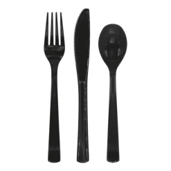 Plastbestick Svart 18-pack