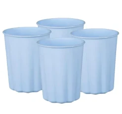 Plastmuggar, Pastellblå 220 ml 4-pack