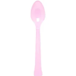 Plastskedar Ljusrosa 24-pack