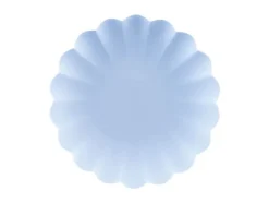 Plasttallrikar, Pastellblå 22 cm 4-pack