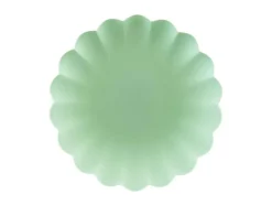 Plasttallrikar, Pastellgröna 22 cm 4-pack