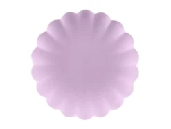 Plasttallrikar, Pastellila 22 cm 4-pack