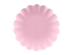 Plasttallrikar, Pastellrosa 22 cm 4-pack