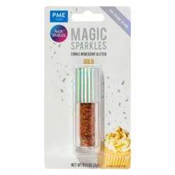 PME Ätbara Glitterflingor, guld