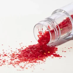 PME Ätbara Glitterflingor, röd