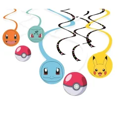 Pokémon - Hängande dekorationer 6-pack
