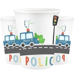 Police - Pappmuggar 6-pack