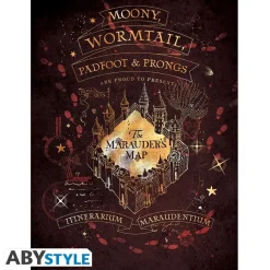 Posters - Harry Potter Crest & Marauder´s Map 2-pack