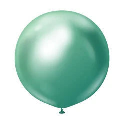 Premium Latexballonger Grön Chrome 60 cm 2-pack