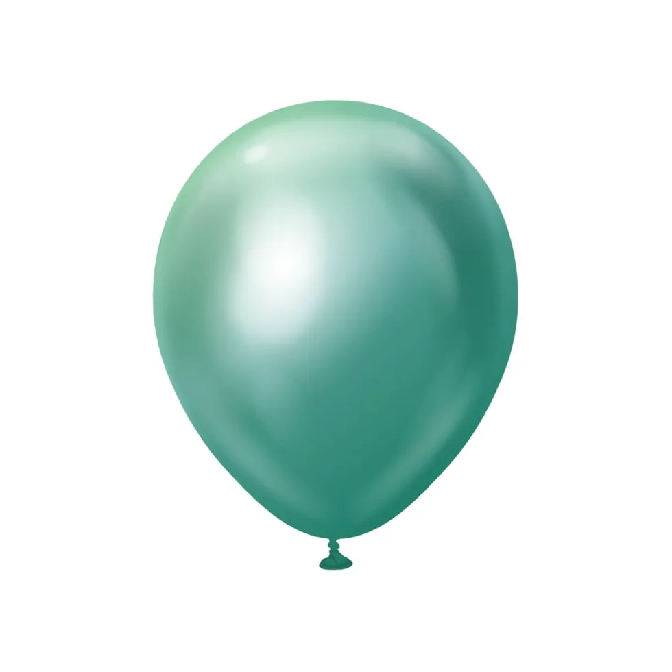 Premium Latexballonger Grön Chrome 30 cm