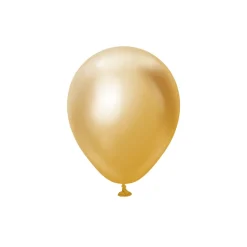 Premium Latexballonger Guld Chrome 13 cm 25-pack