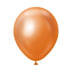 Premium Latexballonger Koppar Chrome 45 cm 5-pack