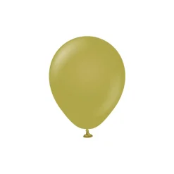 Premium Latexballonger Olivgröna 13 cm 25-pack