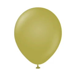 Premium Latexballonger Olivgröna 45 cm 5-pack