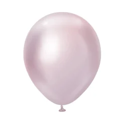 Premium Latexballonger Pink Gold Chrome 45 cm 5-pack