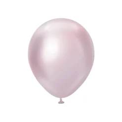 Premium Latexballonger Pink Gold Chrome 30 cm