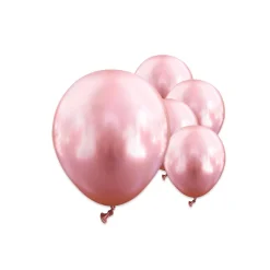 Premium Latexballonger Rosa Chrome 13 cm 25-pack