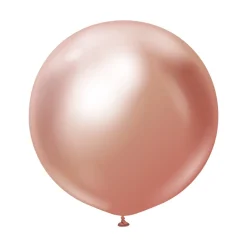 Premium Latexballonger Roséguld Chrome 60 cm 2-pack