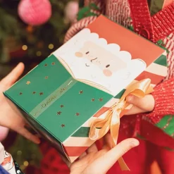 Presentbox Jultomte 22,5 x 15 cm