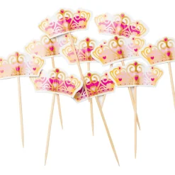 Prinsesskrona - Cake Toppers 10-pack