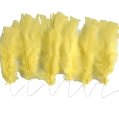 Påskfjädrar - Gula 18-pack