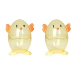Påskägg i plast Kycklingar 2-pack