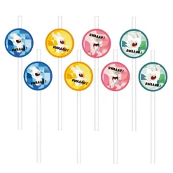Rabbids - Pappsugrör 8-pack