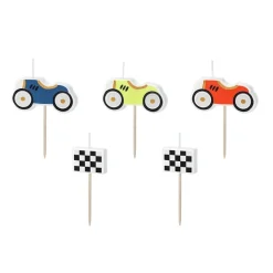 Racer cars - Tårtljus 5-pack