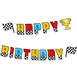 Racing Car Girlang Happy Birthday 220 cm