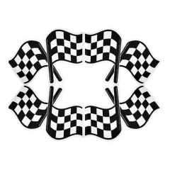 Racing Car Servetter 12-pack