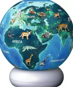 Ravensburger 3D Pussel - Jordglob med nattljus 72 bitar