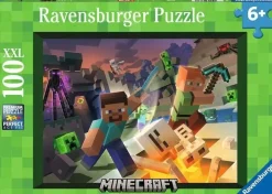 Ravensburger Minecraft Pussel - Monster 100 bitar