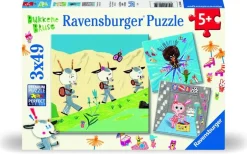 Ravensburger Pussel - Bockarna Bruse 3x49 bitar