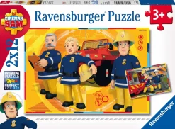 Ravensburger Pussel - Brandman Sam på jobbet 2x12 bitar