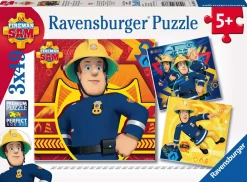 Ravensburger Pussel, Brandman Sam - Ring vid fara 3x49 bitar