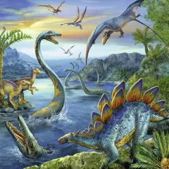 Ravensburger Pussel - Dinosaurier 3x49 bitar