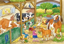 Ravensburger Pussel - En dag på bondgården 2x24 bitar