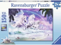 Ravensburger Pussel - Enhörningar på strand 150 bitar XXL