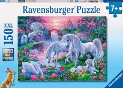 Ravensburger Pussel - Enhörningar i solnedgången 150 bitar XXL