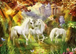 Ravensburger Pussel - Enhörningar i skogen 1000 bitar