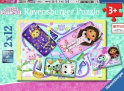 Ravensburger Pussel - Gabby's Dollhouse 2x12 bitar