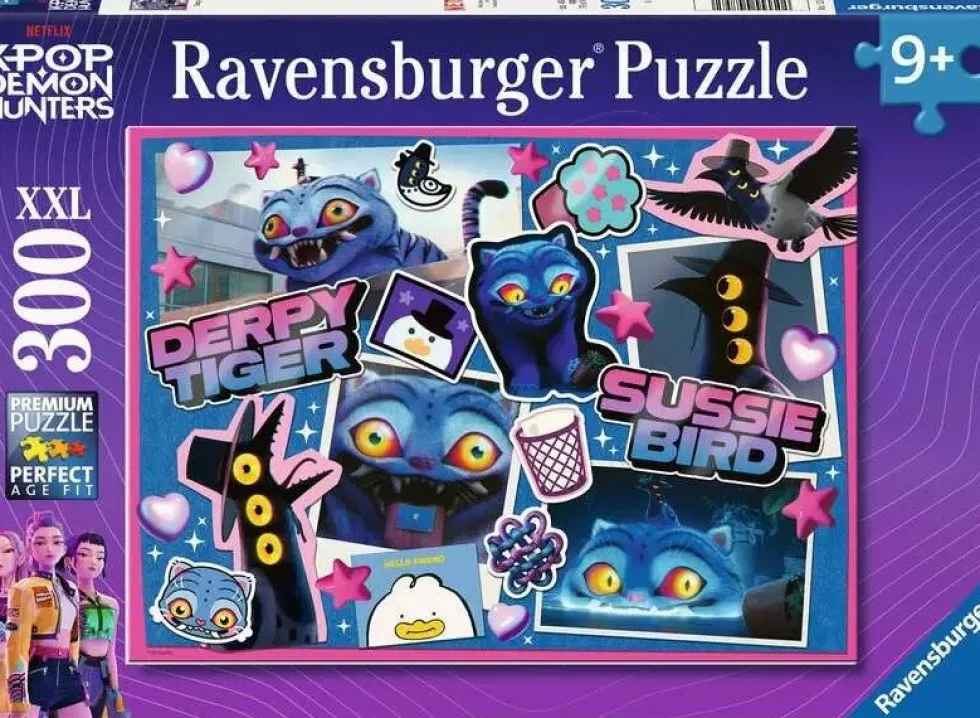 Ravensburger Pussel - K-Pop Demon Hunters Derpy & Sussie 300 bitar