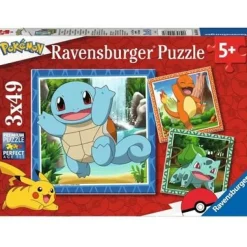 Ravensburger Pussel - Pokémon 3x49 bitar