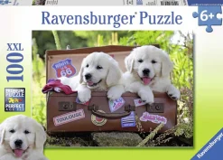 Ravensburger Pussel - Valpar på resa 100 bitar XXL