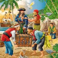 Ravensburger Pussel, Äventyr på öppet hav 3x49 bitar